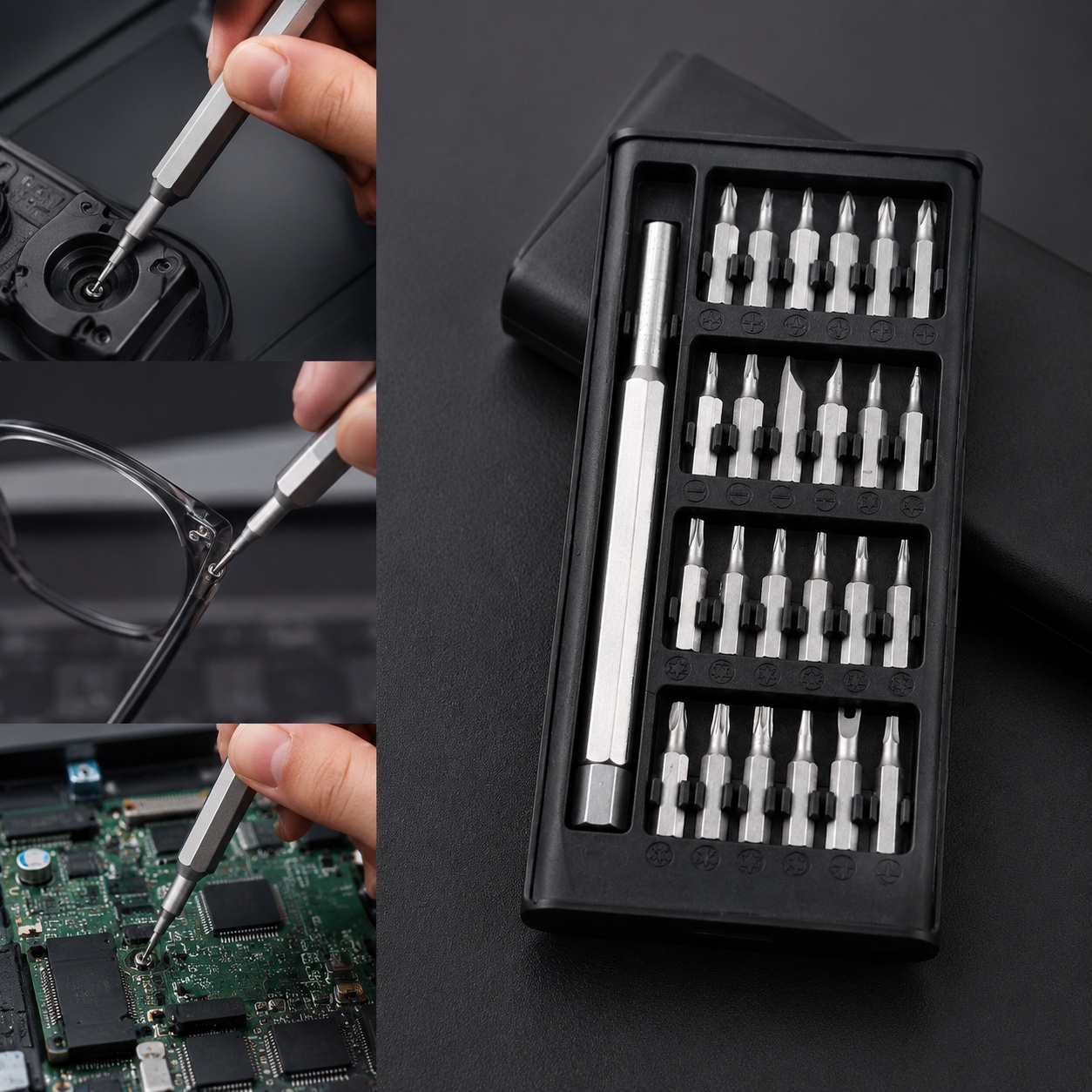 Electronics Repair Business - 24-in-1 Multifunktionaler Schraubendreher-Satz, Essentielles Werkzeug für